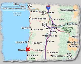 Maps Directions Yaquina Bay Properties Oregon Coast Vacation